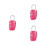 3Pcs Tsa Approved Rosy Combination Padlocks for Backpack & Luggage 4