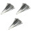 300Pièces Fixations Câbles Durables Argent Pour Câblage 3