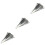 300Pièces Fixations Câbles Durables Argent Pour Câblage 5