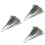 300Pièces Fixations Câbles Durables Argent Pour Câblage 6