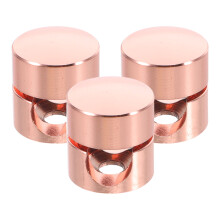 3Pièces Crochet Câble Aluminium Rose Gold Fixation Maison