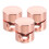 3Pièces Crochet Câble Aluminium Rose Gold Fixation Maison 1