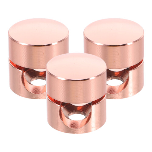 3Pièces Crochet Câble Aluminium Rose Gold Fixation Maison