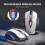 INPHIC F9 Mouse wireless reîncărcabil silențios 2.4G 3