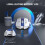 INPHIC F9 Mouse wireless reîncărcabil silențios 2.4G 5