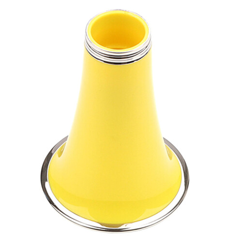 2Pcs Plastic Clarinet Bell for Beginners Yellow Clarinet Accessories 2