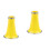 2Pcs Plastic Clarinet Bell for Beginners Yellow Clarinet Accessories 5