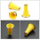 2Pcs Plastic Clarinet Bell for Beginners Yellow Clarinet Accessories 11