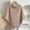 Women's Solid Color Shawls, Wraps Knitted Shawls(Khaki) 3