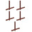 10Pièces Marqueurs De Cire Pour Réparation Bois Marron 7
