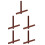 10Pièces Marqueurs De Cire Pour Réparation Bois Marron 9