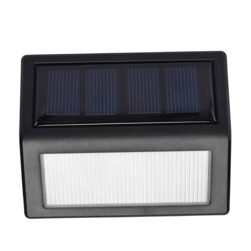 Outdoor Path Lights Solar Powered Step Lights ABS Waterproof for Yard 2Pack 2