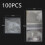 Coin Sleeves Clear Plastic 100 Pcs 7