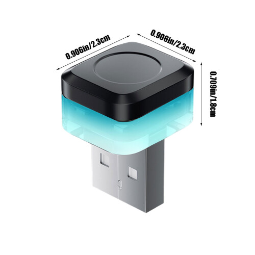 USB auto sfeerverlichting LED meerkleurig 1 stuk 2