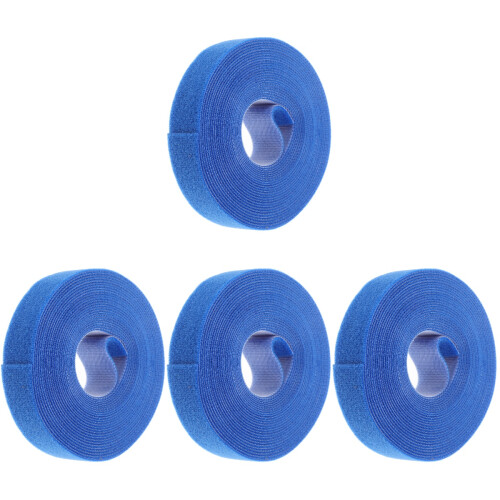 4 Sets and Loop Fastener Straps for Cable Bundling