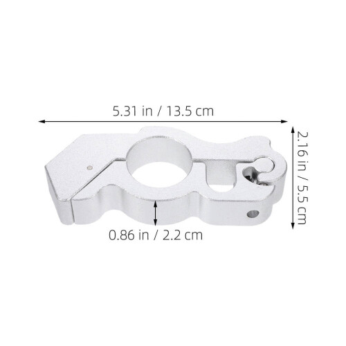 Motorcycle Disc Lock Heavy Duty Adjustable Silver 1
