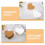 Heart-Shaped Paper Tags with String 200 pcs 4