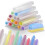 15Pcs Sidewalk Chalk Dustless Chalk with Chalk Holder Whiteboard Eraser 5