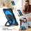 Capa à prova de choque para Samsung Galaxy Tab S10FE S9FE S9 Azul 6