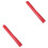 2Pièces Sticker Auto PVC Rouge Découpable Sans Résidu 3