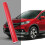 2Pièces Sticker Auto PVC Rouge Découpable Sans Résidu 10