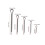 175pcs Zinc Alloy Split Cotter Pins Set, Assorted Sizes, Durable Hardware 11
