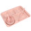 2Ensembles Bols Assiettes En De Blé Rose Pour Repas Sains 2