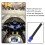 3Pièces Bouchons Essence Aluminium Bleu Facile À Installer 11