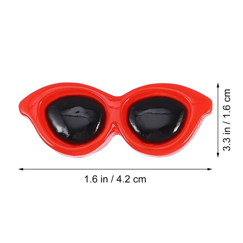 Mini Sunglasses Resin Charms 40pcs 2