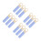 12Pcs Plastic Broom Handle End Caps with Hanging Hole Sky-Blue 3