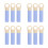 12Pcs Plastic Broom Handle End Caps with Hanging Hole Sky-Blue 6
