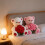 Urso de Pelúcia Rosa 20cm Macio - Presente 2