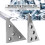 Machinist Tool Set, Precision Ground Angles for High Precision Applications, Durable Solid Angle Plate Construction, Professional Grade with Storage 6