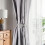 Magnetic Curtain Tiebacks Floral Drape Holder 2 Pack 8