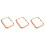 3Pcs Watch Protector Rose Gold for Iwatch4 Full Protective Frame 4