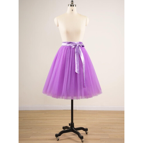 Women's Short Tutu Skirt with Sash Black M 2