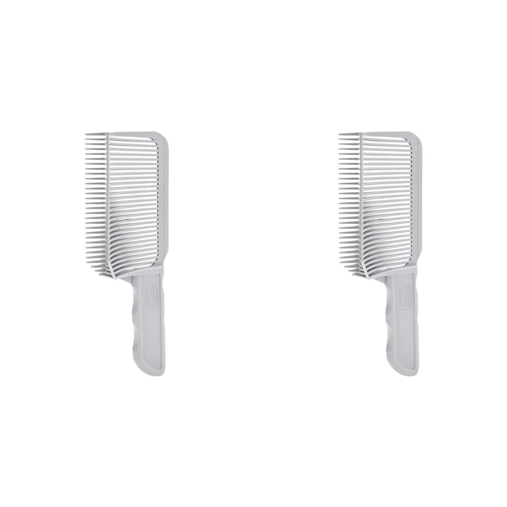 Unisex Light Professional Curved Fade Comb For Haircutting Â Ergonomic Gradient Design, 2Pcs, Compatible With Home & Salon Use