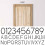 Aluminum Floating House Numbers 3 Inch 2