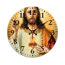 Abstract Ink Painting Retro Wall Clock, Mute & Battery-Powered – Compatible with Home, Living Room, Kitchen, Office Decor