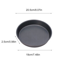 12" Round Non-Stick Pizza Pan, Carbon Steel Baking Sheet, Oven-Safe, Easy Clean – Compatible with Home & Restaurant Use