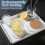 Huhao Ceramic Coasters Set 6 pcs 4 inch round white 4