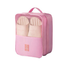 Polyester Travel Shoe Bag with Independent Compartments, Suitable for Shoes up to Size 41, Ideal for Travel and Daily Use