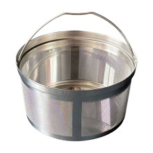 1. 304 Stainless Steel Coffee Filter Basket, Fine Mesh Screen Reusable, Rustproof, Fits Most