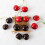 10 Pair False Cherries Artificial Decorations Simulations Cherries Fruit False Fruit Model Kitchen Photo Props 7