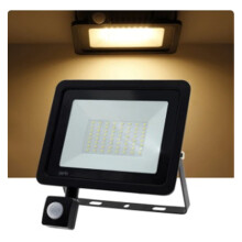 LED Floodlight PIR Motion Sensor White/Warm White IP66 Exterior Projector Spotlight SMD2835 Outdoor Lighting Floor Lamp,Save Energ