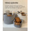 Cotton Woven Basket with Leather Handle 1 Pack 3