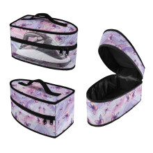 Butterflies Pattern Dustproof Travel Home Iron Storage Case Smooth Zipper Compatible with Most Iron for Clothing Ironing Machines, Case Only