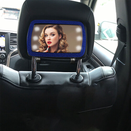 Rechargeable Car Visor Vanity Mirror with 3 Dimmable Light Modes, Clip-on for Sun Visor – Compatible with Most Vehicles 2