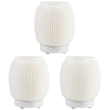 3St Huiselijke USB Aroma Diffuser Wit Met Sfeervol LED Licht