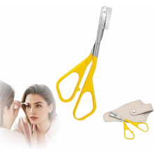 Eyebrow Trimmer Scissor, 2026 Upgrade Precision Eyebrow Grooming Kit, Portable Razor for Home Use, Removal Scissor Shaping Tool for Women